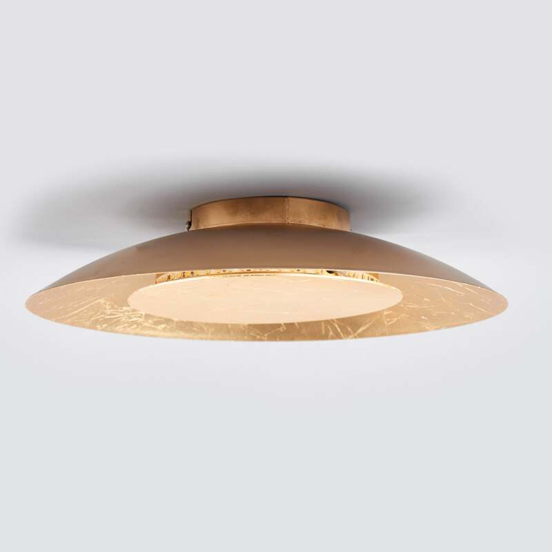 Lindby Deckenleuchte Keti LED Lampe gold rund Metall Ø35cm warmweiß 3000K - 4251096511864