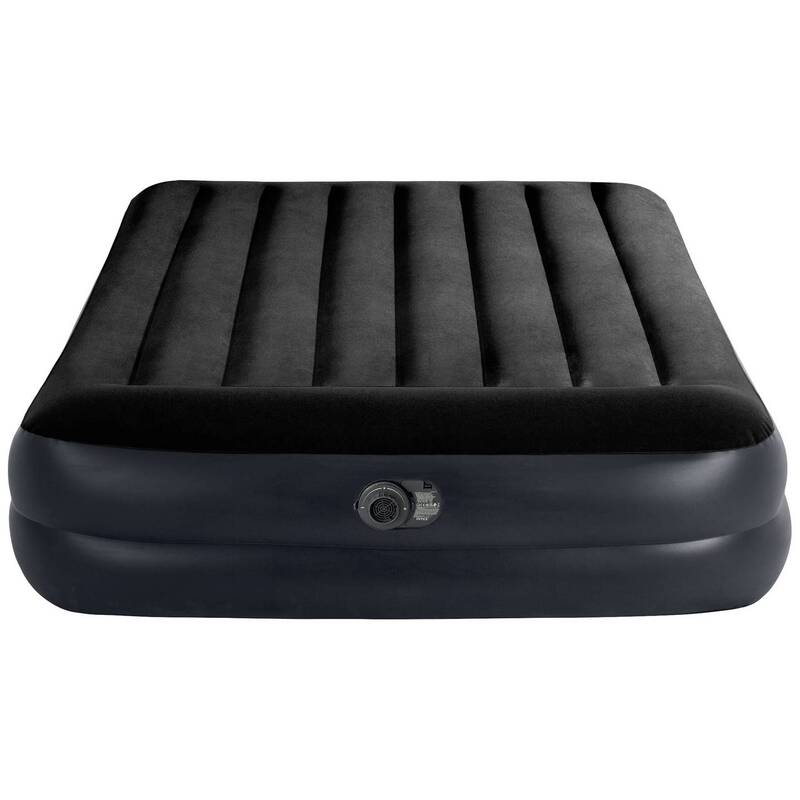 Intex Luftbett DuraBeam PillowRestRaised 203x152cm 42cm hoch schwarz 272kg - 6941057422862