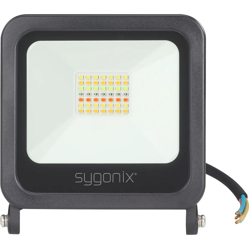 SYGONIX RGBW Außenstrahler 24W 870lm IP65 App steuerbar Schwarz - 4064161188676