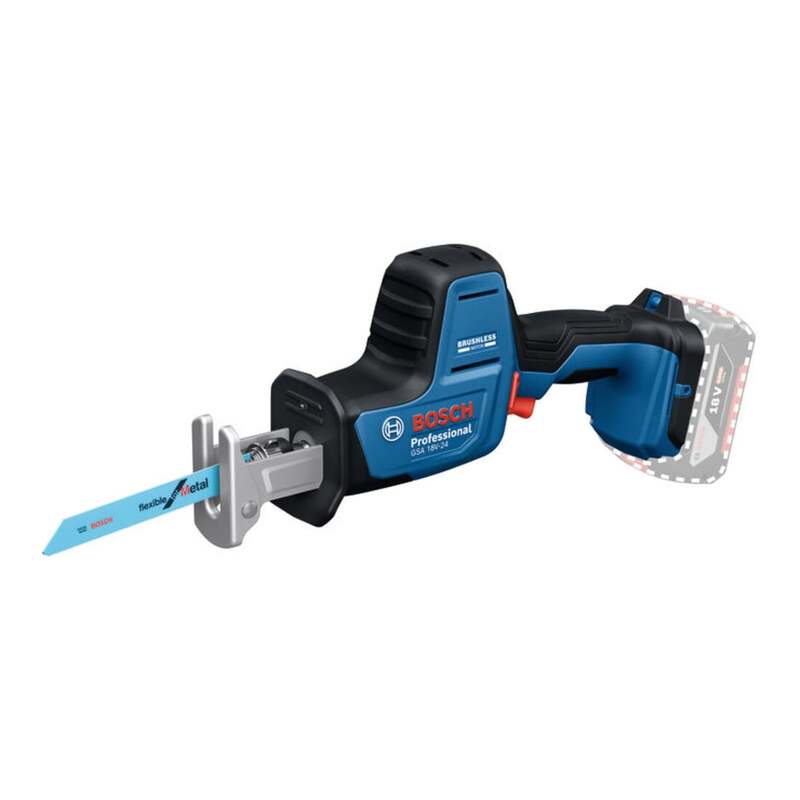 Bosch Akku-Säbelsäge GSA 18V-24 Säge Elektrowerkzeug 230mm 1,7kg blau solo L - 4053423320855