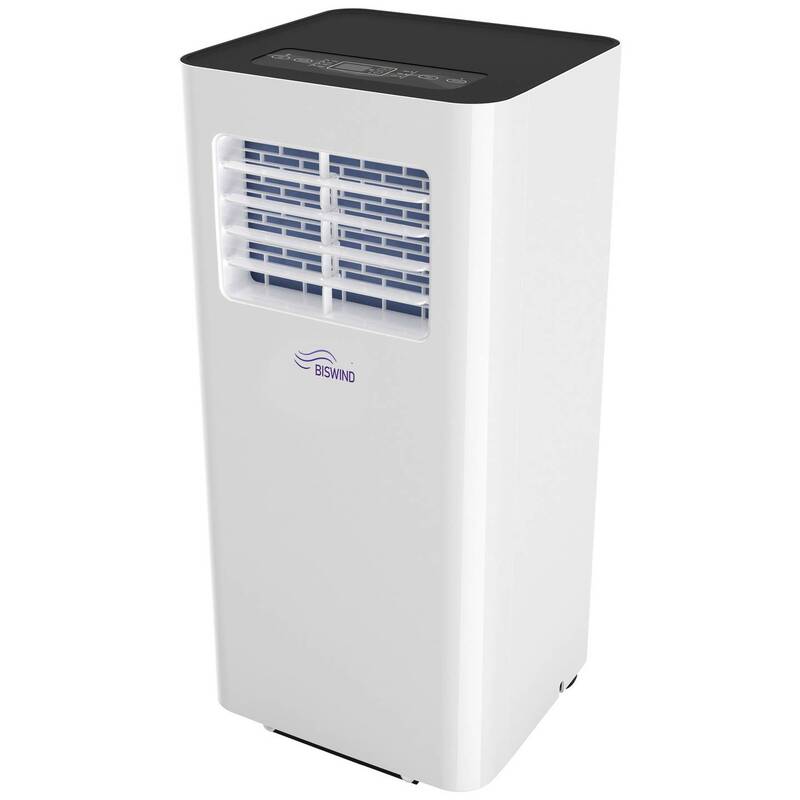 BISWIND Monoblock-Klimagerät mobile Klimaanlage EEK: A 2.6 kW 80 m³ Weiß - 9005151001273