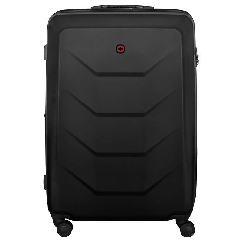 Wenger Schalenkoffer Trolley Prymo Large Schwarz Reisekoffer mit Zahlenschloss - 7611160242495