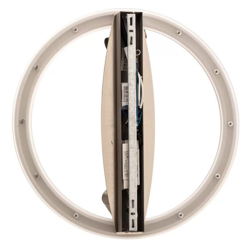 Lindby Deckenlampe Deckenleuchte LED Lampe Berisha nickel satiniert rund weiß - 4251911728804
