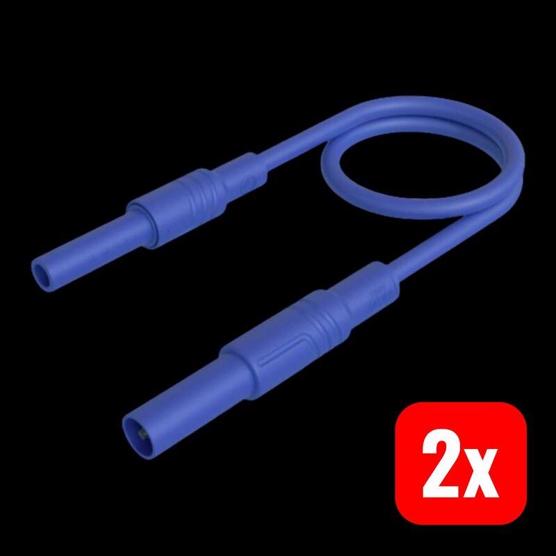 Hirschmann Test & Measurement Sicherheits-Messleitung MAL S GG-B 200/2,5 bl 4mm - 2050007681526