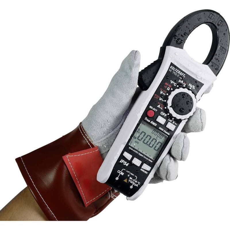 VOLTCRAFT VC-750 E Stromzange Handmultimeter Multimeter Messgerät Messzange - 4016139141985