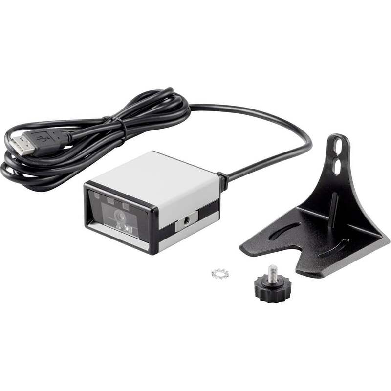 Renkforce FS5022J 2D Barcode-Scanner Kabelgebunden 2D Imager Silber Schwarz - 4053199922505