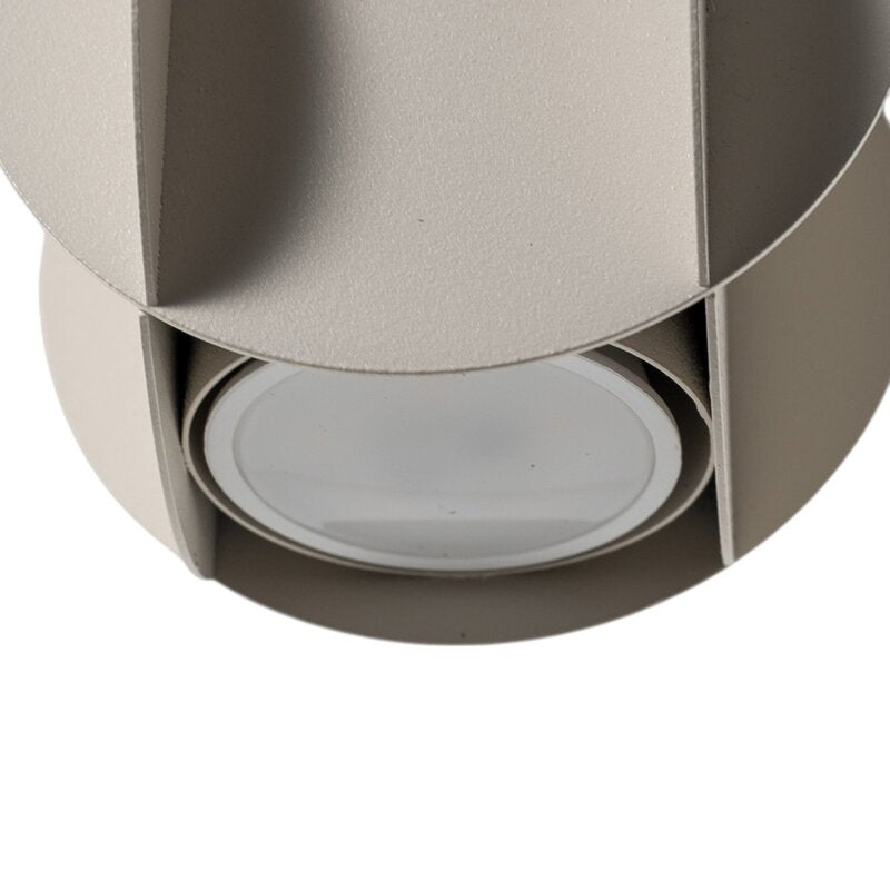 Hängeleuchte Pendelleuchte GAMBIT cremeweiß Metall Lampe Ø10cm GU10 LED - 5902349236575