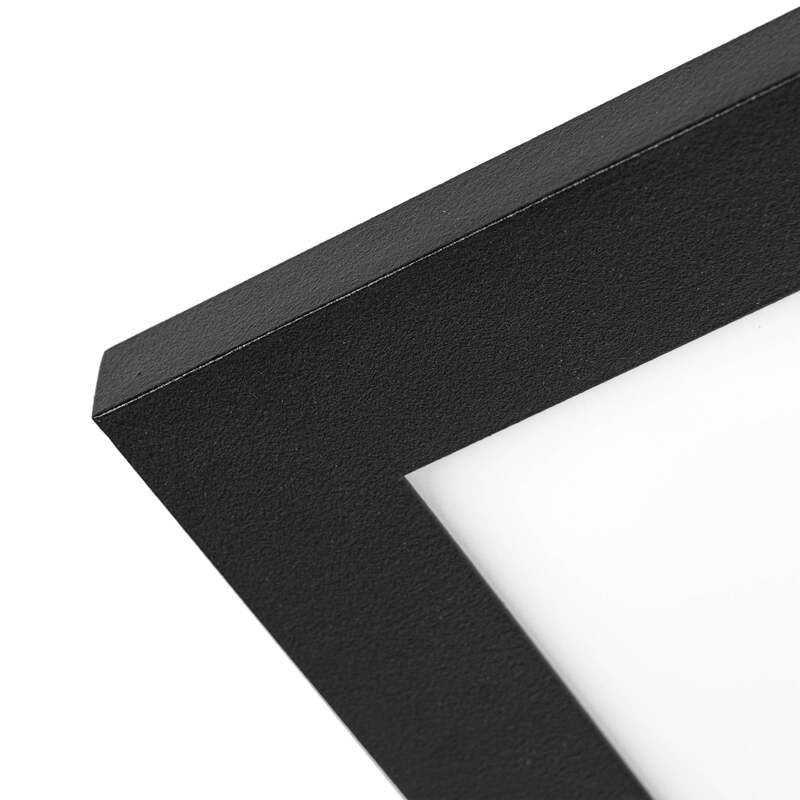 Lindby Deckenleuchte Lamin LED Panel CCT dimmbar Fernbedienung schwarz 80x40cm - 4251911765885