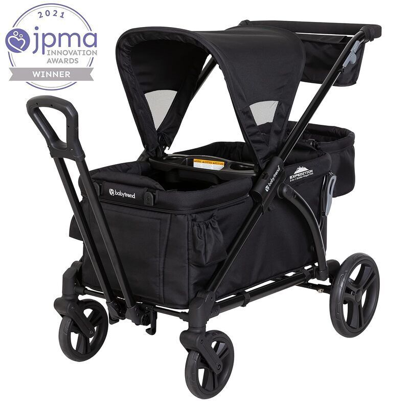Baby Trend Expedition 2-in-1 Kinderwagen Wagon Plus Ultra Black für 2 Kinder - 090014035884