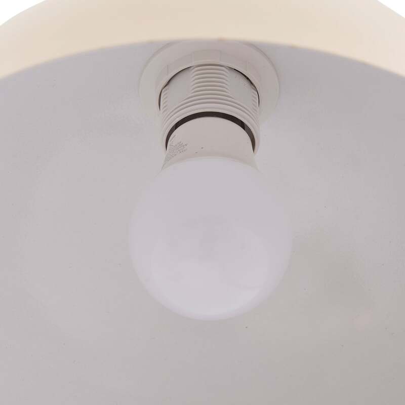 Lindby Stehlampe Tonka beige Metall Marmor 180 cm E27 LED Stehleuchte Leuchte - 4251911792751