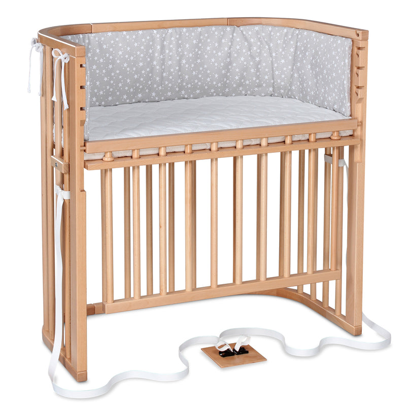 Babybay Boxspring Comfort Plus Natur Beistellbett für Boxspringbetten Beige - 2000578978105