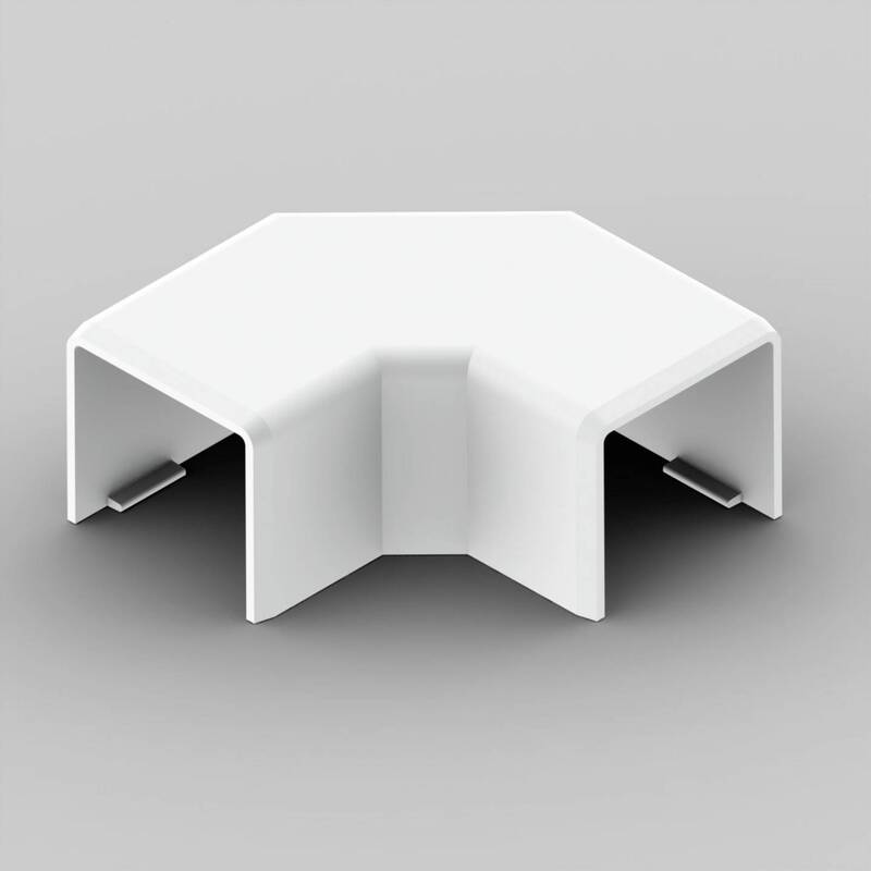 KOPOS Winkelstück Eckstück Installationswinkel Leitung weiß  21x19 mm 10 STÜCK - 8595057610941