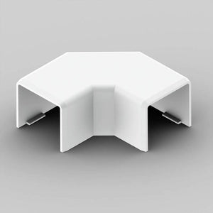 B-Ware KOPOS Winkelstück Eckstück Installationswinkel Leitung weiß  21x19 mm 10 STÜCK
