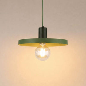 B-Ware Sila Pendelleuchte Hängelampe grün Metall Kunststoff Wohnzimmer Esszimmer Mod568