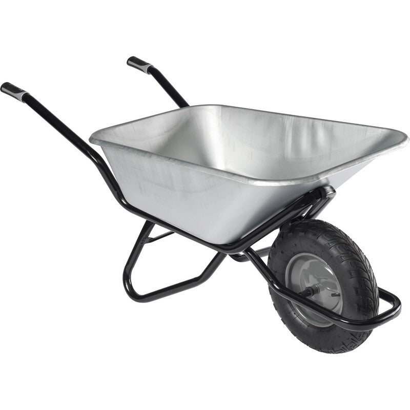 Haemmerlin Tiefmulden-Schubkarre Clipso 120l verzinkt Garten Schubkarre robust - 3155030801695