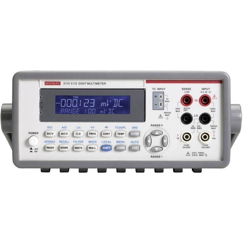 Keithley Tischmultimeter Messgerät Multimeter digital True RMS USB CAT II 600 V - 4016138801033