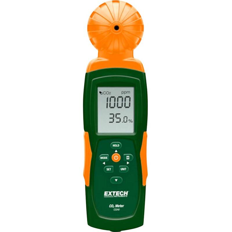 Extech Kohlendioxid-Messgerät 0 - 9999 ppm Temperaturmessfunktion SIEHE TEXT - 0793950502402