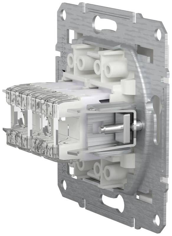 Schneider Electric RJ45-Datendose Asfora EPH4870121D Weiß RAL 9003 250V 10A - 3606486875797