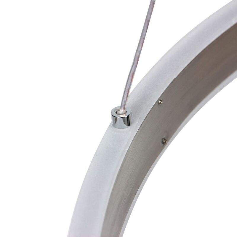 Steinhauer Hängeleuchte Pendelleuchte LED Ringlux Lampe Leuchte Stahl 3 flammig - 8712746173161