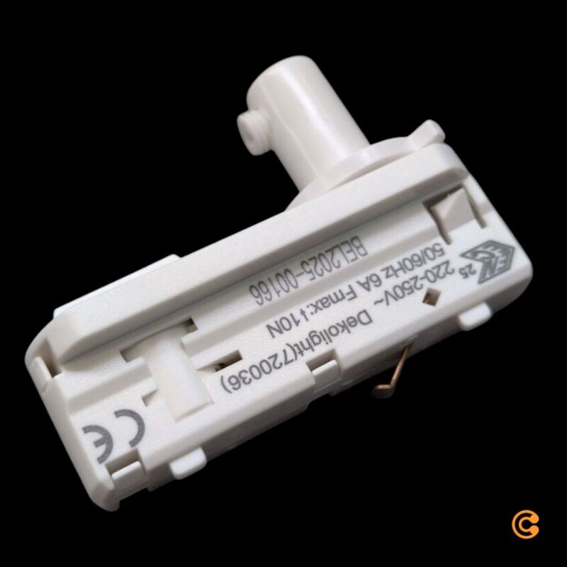 Deko Light Hochvolt-Schienensystem-Komponente Leuchtenadapter Weiß 220V IP20 - 4042943176103