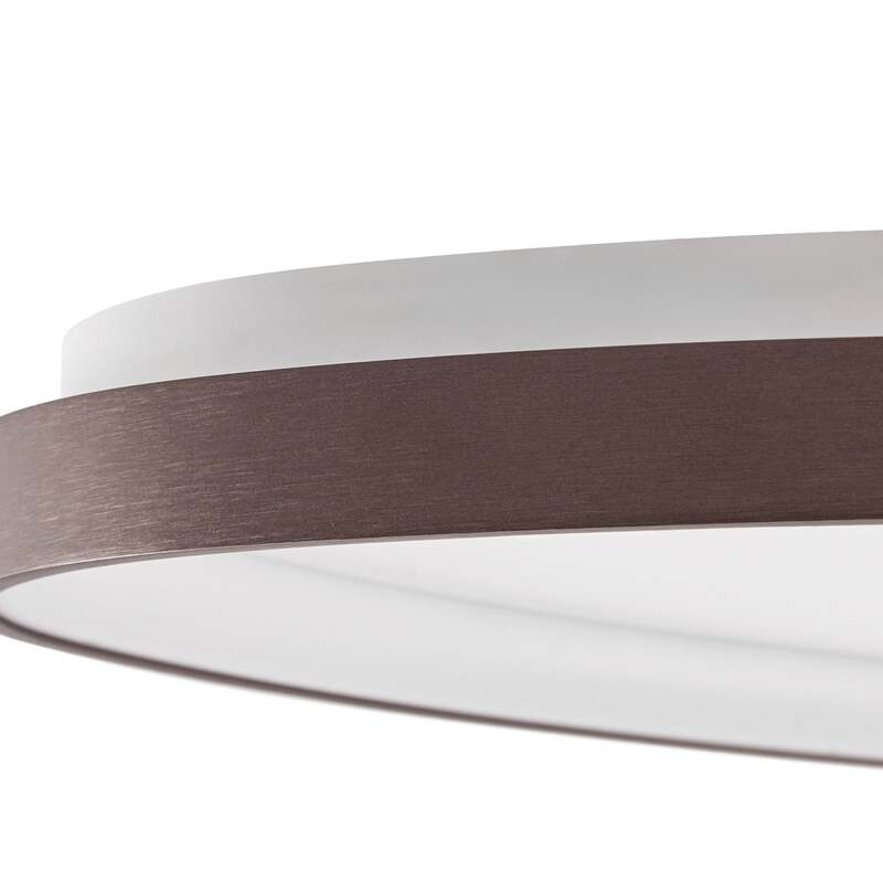 Lucande Deckenleuchte Lampe Asken LED dimmbar CCT braun 61x60cm 2870 Lumen - 4255830918001