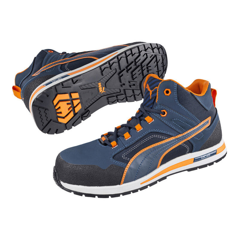 PUMA Schnürstiefel Crosstwist Mid S3 SRC HRO Sicherheitsschuhe Gr.46 schwarz - 4051428062886
