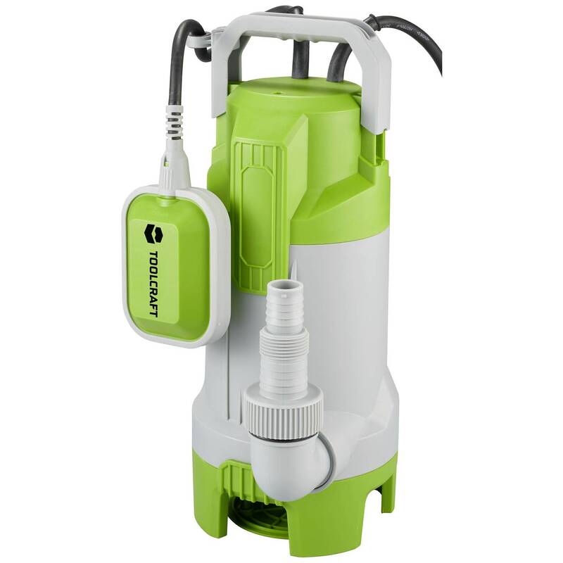 TOOLCRAFT TO-8992914 Schmutzwasser-Tauchpumpe 24000 l/h 11 m Pumpe Wasserpumpe - 4064161310183