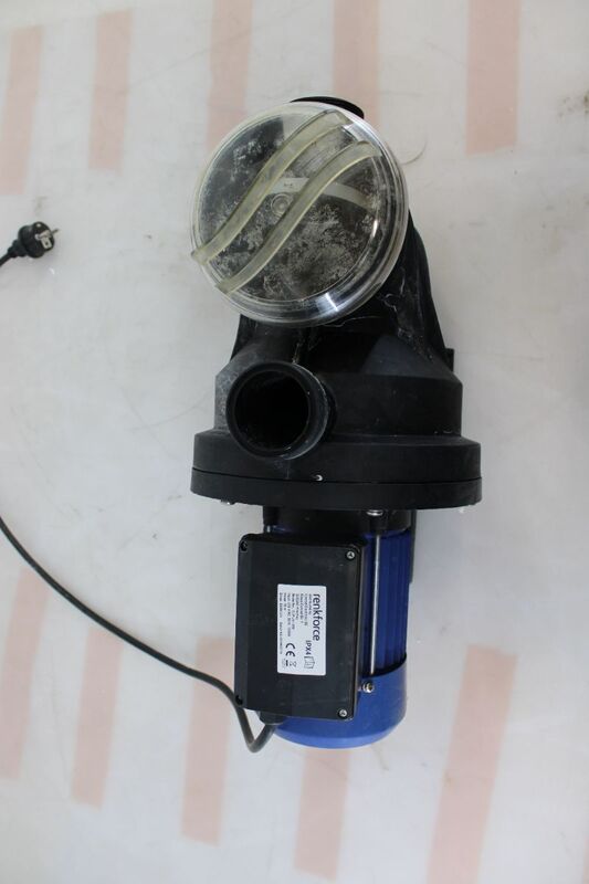 Renkforce Poolpumpe 23000l/h 16m Heizkörper Handtuchheizkörper 1200W IPX4 11kg - 4064161151366
