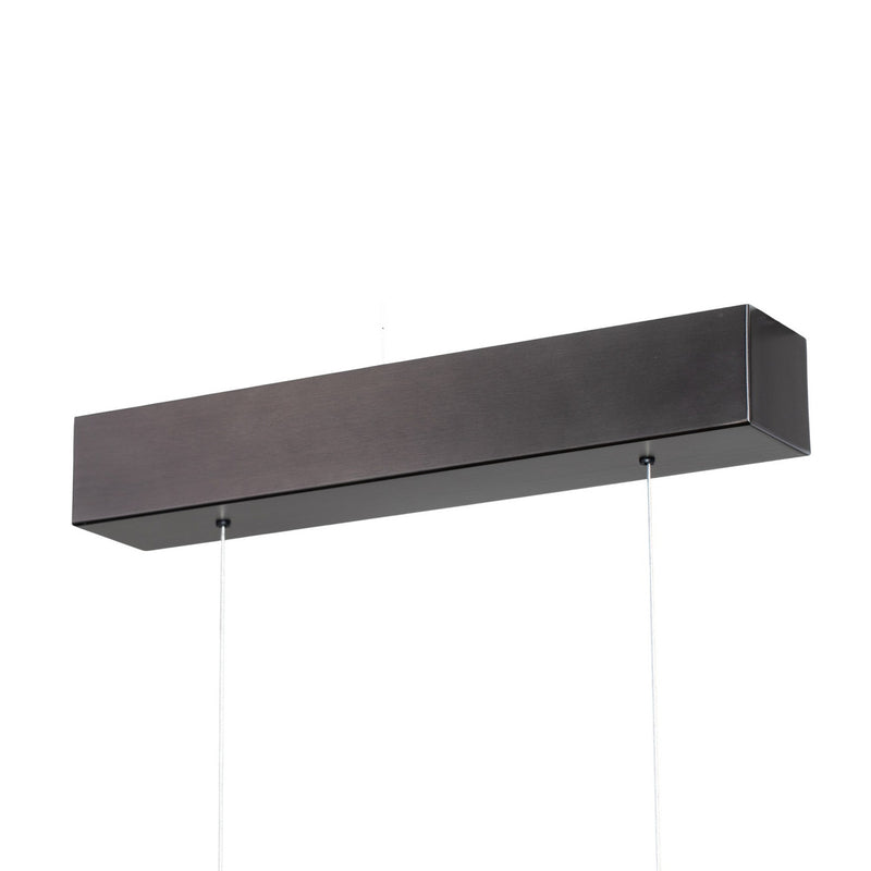 Argon LED-Pendelleuchte Hängeleuchte Leuchte anthrazit Stahl Länge 100 cm - 5902553237665