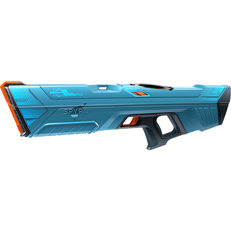 SPYRA Electric Water Blaster  Outdoor Squirt Gun for Pool Games  SpyraFour  Blue - 4260747380698
