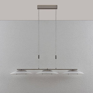 B-Ware Lindby LED-Hängeleuchte Judie modern in Weiß aus Glas Deckenlampe Pendelleuchte