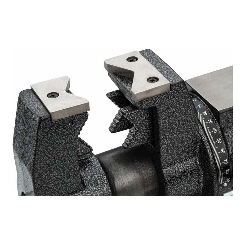 Vigor Schraubstock Spannstock V6150N drehbar für flache und runde Teile 125mm - 4047728084734