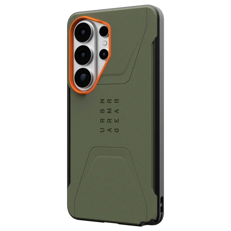 Urban Armor Gear Civilian LT Case Samsung Galaxy S26 Oliv rutschfest MagSafe - 0840283927560