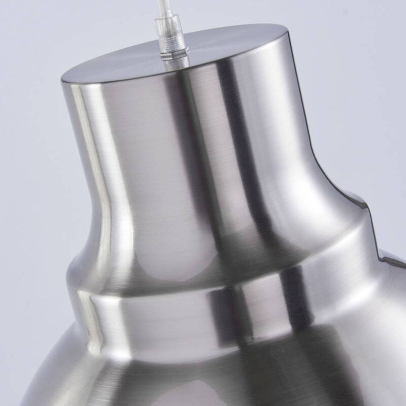 Lindby Pendelleuchte Letty Hängelampe Deckenlampe Leuchte E27 Industriell nickel - 4251096524628