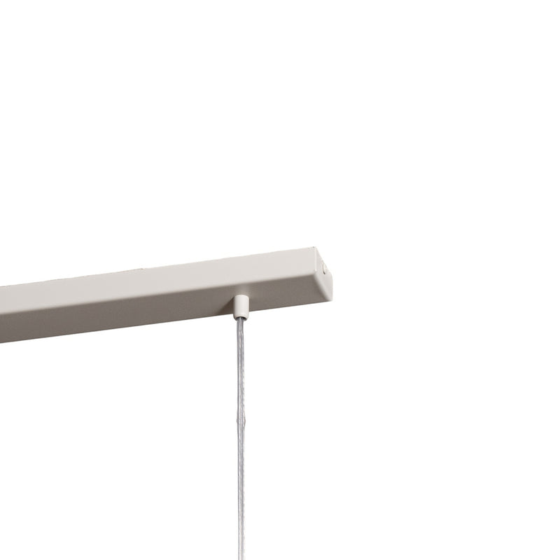 SIGMA Hängeleuchte Pendelleuchte Rif 2 Hängeleuchte taupe 2-flammig linear St901 - 5902846810643