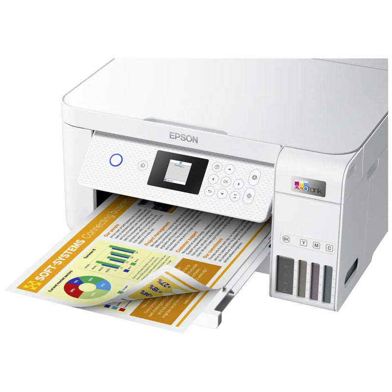 Epson Multifunktionsdrucker EcoTank ET-2856 Tintenstrahl A4 Scanner Kopierer - 8715946686387