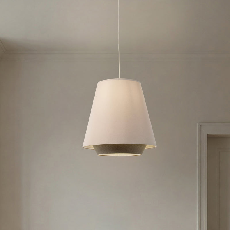 Hängeleuchte Sensei doblo LED Pendelleuchte dimmbar creme grün 50cm Ø 50cm - 5906742035940