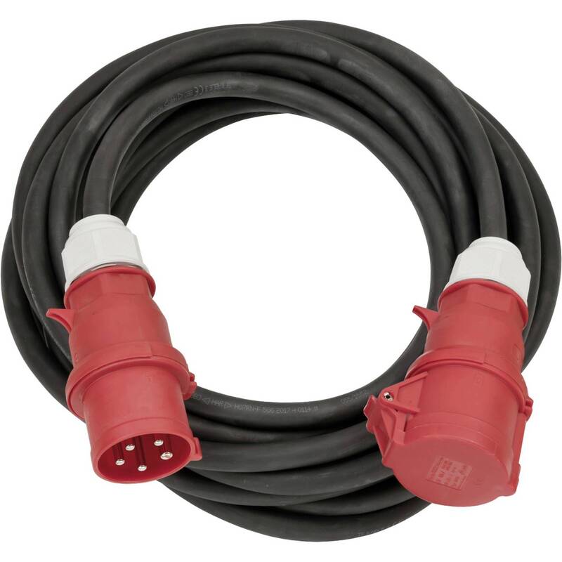 Brennenstuhl Strom Verlängerungskabel 32A 10m IP44 Gummi-Neopren CEE Stecker - 4007123667819