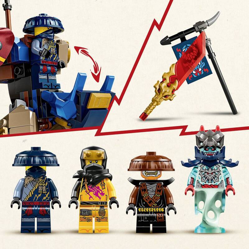 LEGO NINJAGO Spielzeugmech Roboter Drache Rogues Mech Drachenreiter Ninja Set - 5702017929194