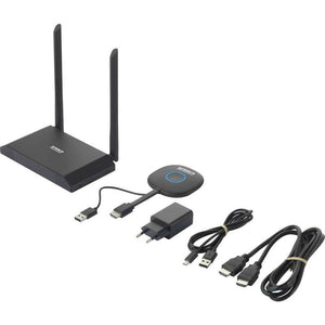 B-Ware SpeaKa Professional SP-VShare Drahtloses 4K UHD Präsentationssystem 4fach Multi