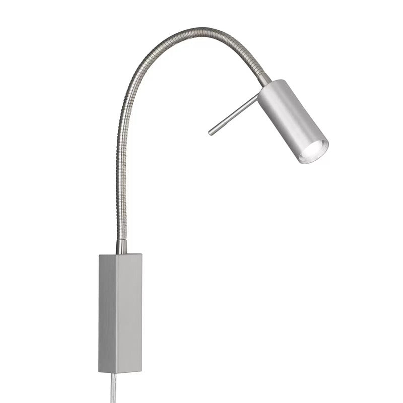 Fischer & Honsel LED-Wandlampe Wandleuchte LED River Flexarm Schirm Metall glatt - 4003694304122