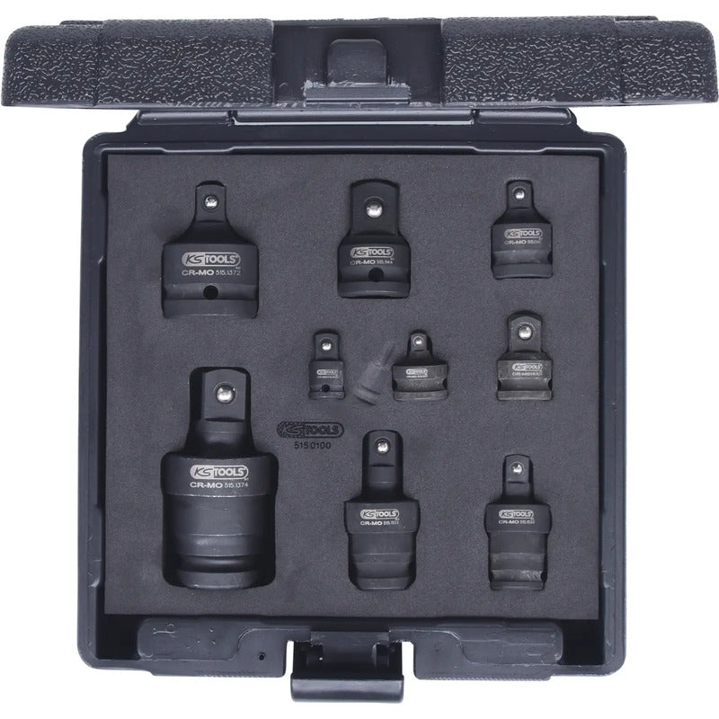KS Tools Steckschlüssel-Vergrößerungsstück 1/4" 190mm Adapter Werkzeugset 19-tlg - 4042146228388