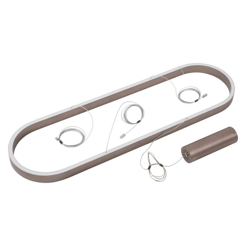 Lucande Pendelleuchte Hängeleuchte LED Smart Kaffee Tuya Fernbedienung CCT - 4251911778311
