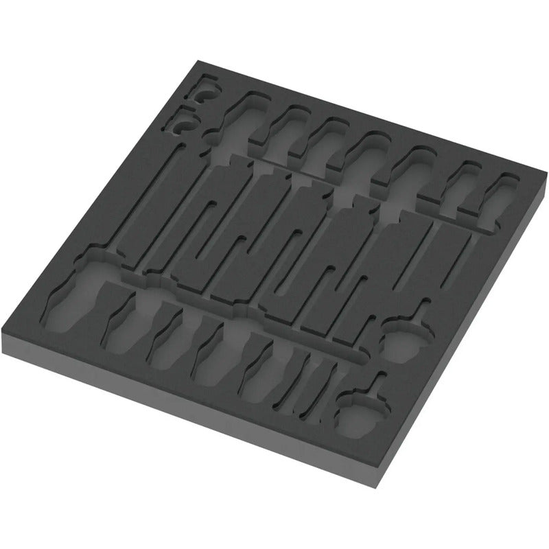 Wera Schaumstoffeinlage Werkzeugeinlage 344x392x30mm schwarz für Werkstattwagen - 4013288225399