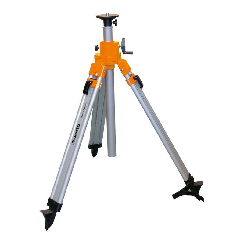 Nedo Kurbelstativ mittelschwer 0,78-2,03m Höhenverstellbar Laserstativ 1,02m - 4016054119892