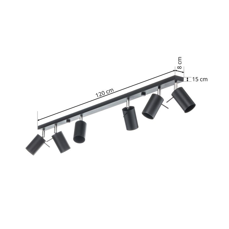 Euluna Deckenspot Round dreiflammig linear GU10 Deckenlampe SIEHE TEXT/FOTO - 5903282710610