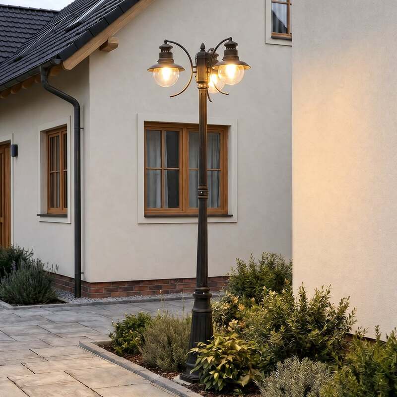 Lindby Kandelaber Eddie Gartenleuchte Gartenlampe Lampe Leuchte SIEHE TEXT/FOTO - 6291105704311