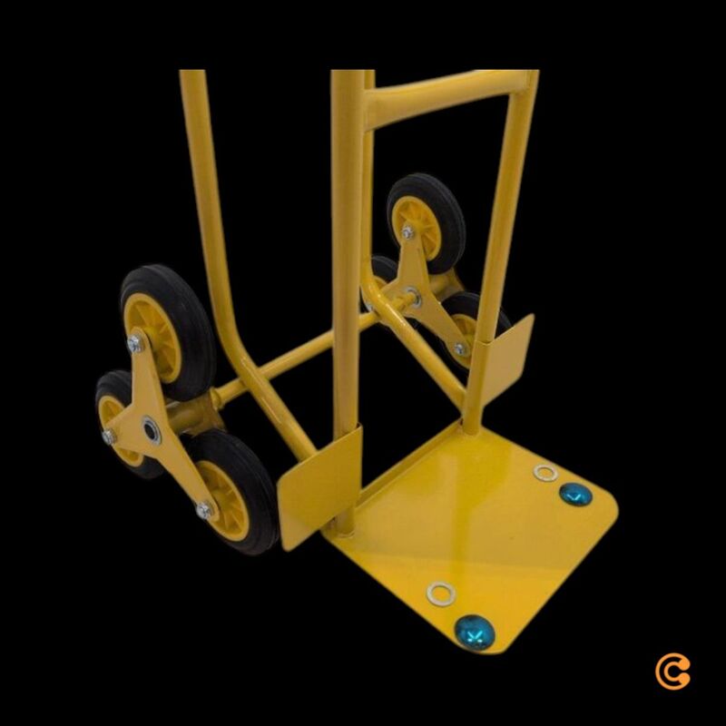 Stanley Sackkarre Stahl Treppenkarre 200kg Handwagen Transportwagen gelb - 8717496635235