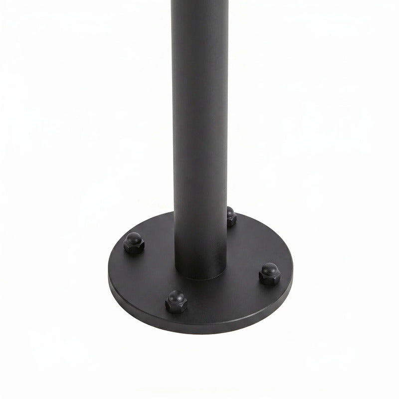Lucande Außenleuchte Gartenleuchte Nirella LED Pollerleuchte schwarz 200cm IP65 - 4255830911712