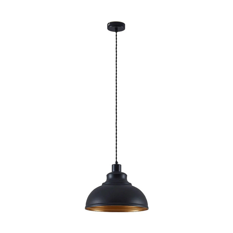 Lindby Pendellampe Hängeleuchte Albertine LED dimmbar schwarz gold Ø29cm 150cm - 4251096557466